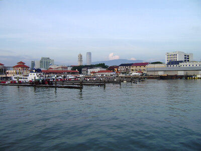 Marina in Penang, Malaysia photo
