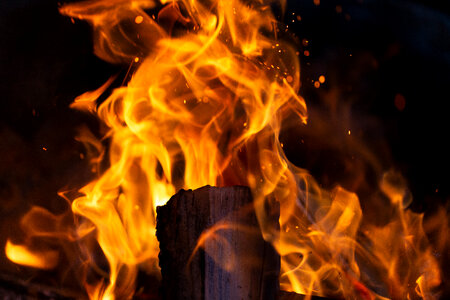 Campfire Flames photo