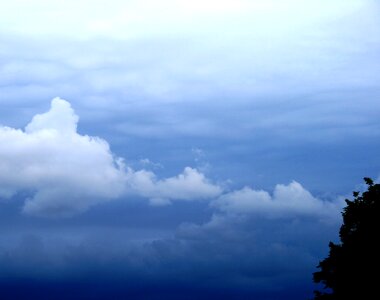 Blue distance hues