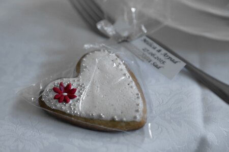 Heart cookie romantic photo