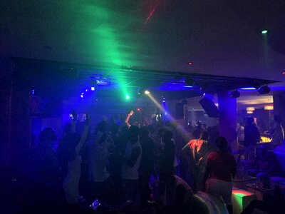 Nightclub dance party photo
