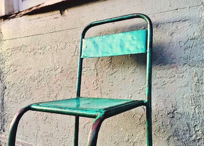 Abandoned chair furniture