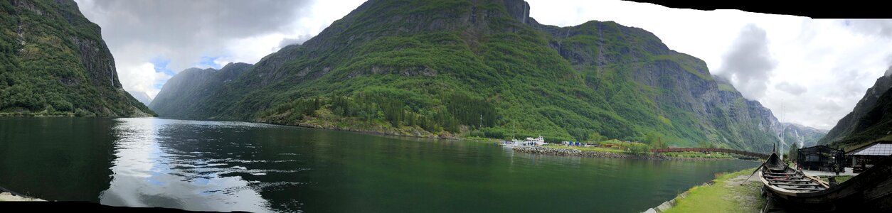 Boat boathouse lakeside photo