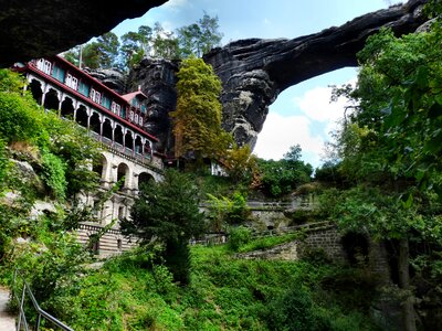 Sand stone rock bohemian switzerland