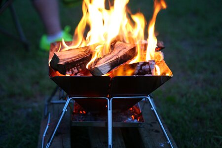 Fire bonfire camping