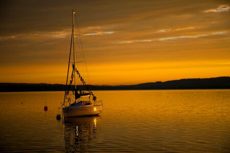 Boat water sail photo