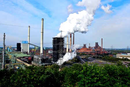 Blast furnace chimney rhurgebiet