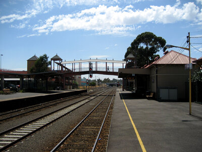 Sunbury Railway Station in Victoria, Australia photo