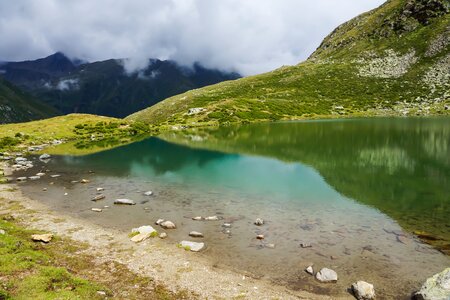 Peaceful bank water