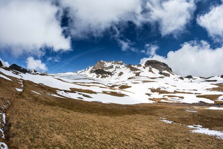 Ascent cloud cold photo