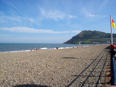 Seafront and Bray Head in Ireland photo