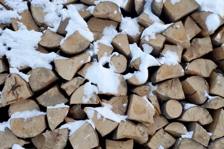 Cold firewood hardwood