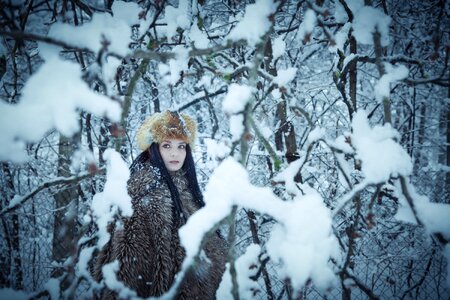 Young model woman photo