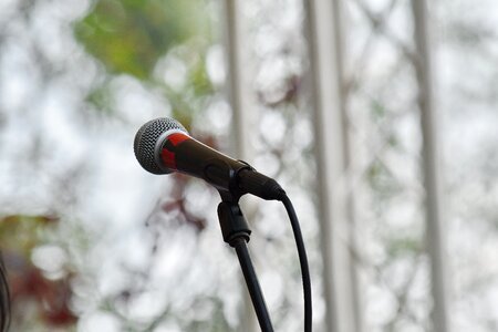Cable microphone music photo