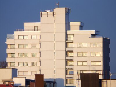 Skyscraper architecture white