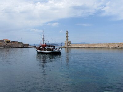 Island of crete mediterranean sea greece photo