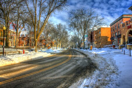Road usa snowy