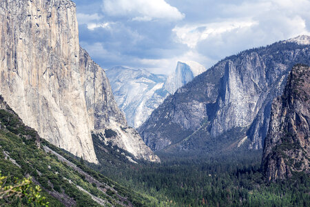 Beautiful Landscape of Yosemite National Park, California photo