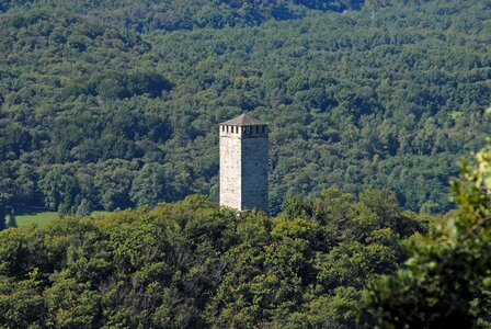 Buccione's tower italy lake orta