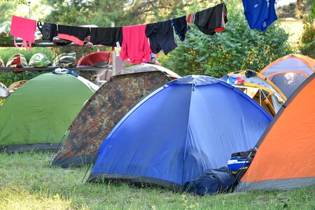 Camper camping campus