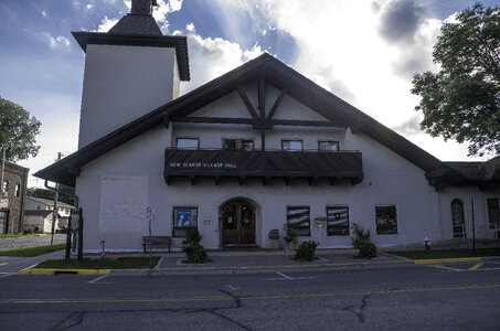 Village Hall and Police Station in New Glarus photo