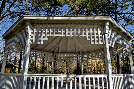 Garden porch balcony