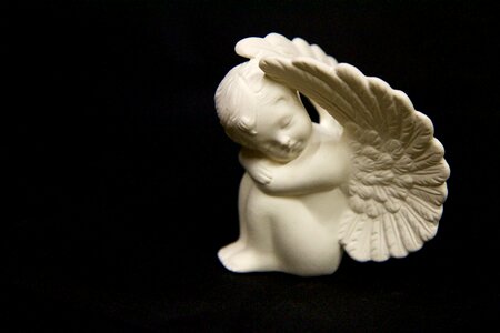 Ceramic figure angel