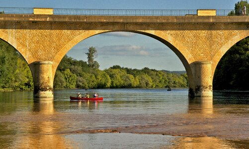 Architecture arched river photo