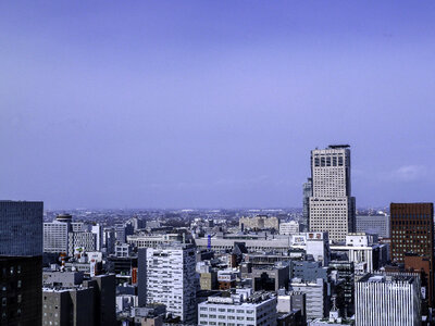 Sapporo Cityscape View, Japan photo