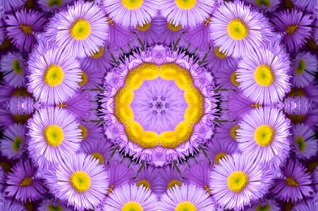 Purple kaleidoscope bright