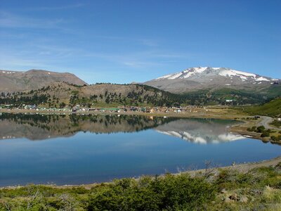mountain lake in Argentina photo