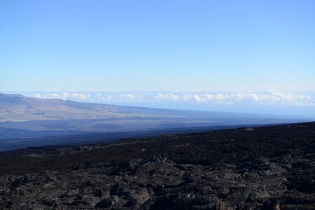 Trail to Mauna Loa, Big Island, Hawaii photo
