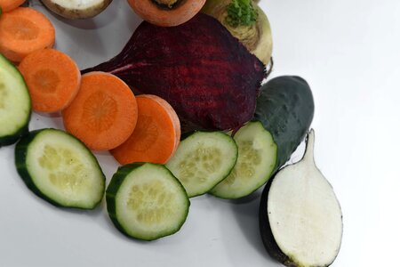 Beetroot carrot radish photo