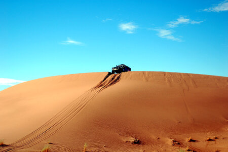 Truck in African Desert photo