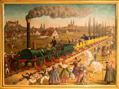 Nuremberg fürth steam locomotive