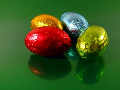 Holiday easter eggs chocolate