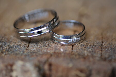 Platinum rings wedding ring photo