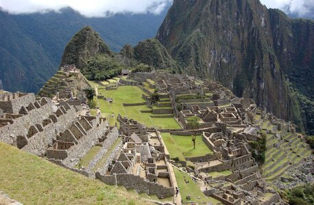 Ruins mountains nature photo