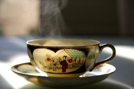 Hot drink cup of tea photo