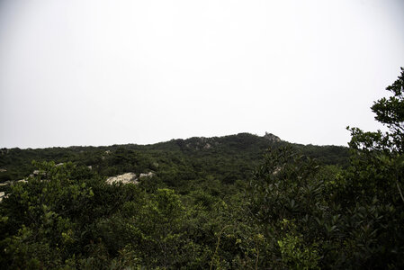 Cloudy Mountaintop in Hong Kong