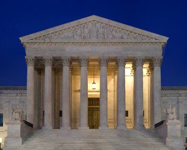 Washington architecture dusk
