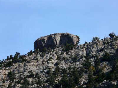 Pass summit boulders