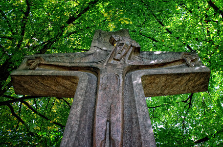 Wooden Jesus Cross photo