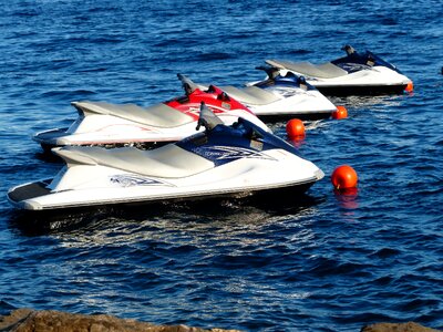 Watercraft water boje photo