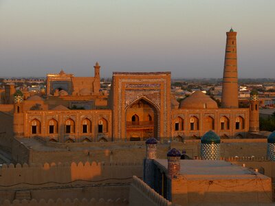 Old abendstimmung uzbekistan photo