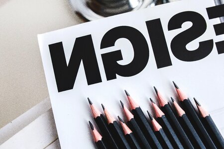 Black black and white design
