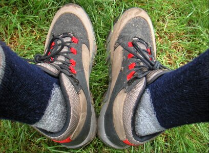 Hiking shoes shoelaces hiking
