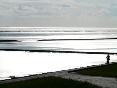Ocean backlighting sparkle