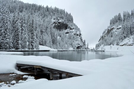 Snow Alps Haute-Savoie Winter Landscape Mountain photo