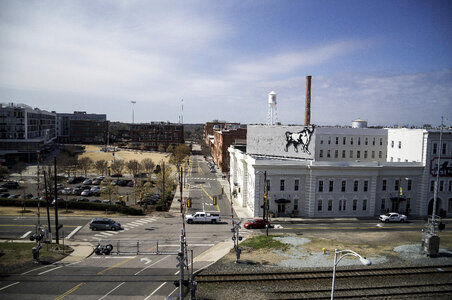 View of Downtown Durham in North Carolina photo